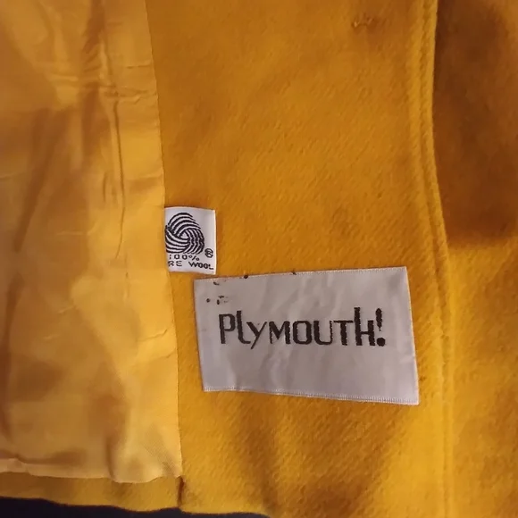 NWT Plymouth Mustard Yellow Womens Blazer Jacket Pure Wool Looks S Officwear - Picture 7 of 9